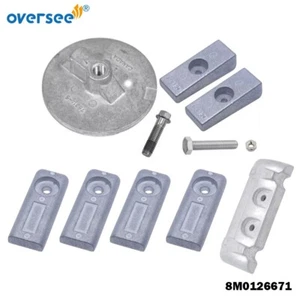 KIT ÁNODO ZINC 8M0126671 Para Mercury Marine Verado L6 225 250 275 300HP - Imagen 1 de 6