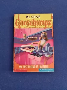 Goosebumps 57 My Best Friend Is Invisible By R.L Stine First Edition - Picture 1 of 7
