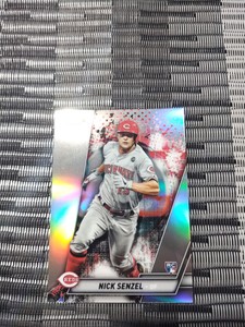 nick senzel 2019 bowmans best rookie refractor reds #12