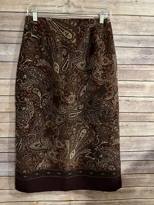 JM Collection Women’s Pencil Skirt Size Petite 6 Pull On Stretch Straight - Image 1 of 4