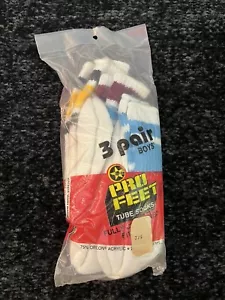 Confezione 3 Calzini Vintage Ragazzo Piedi Pro Completamente Imbottiti - Foto 1 di 6