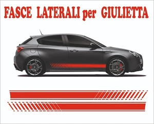 ADESIVI FASCE compatibili per ALFA ROMEO GIULIETTA STICKERS PROFESSIONALI - Foto 1 di 5