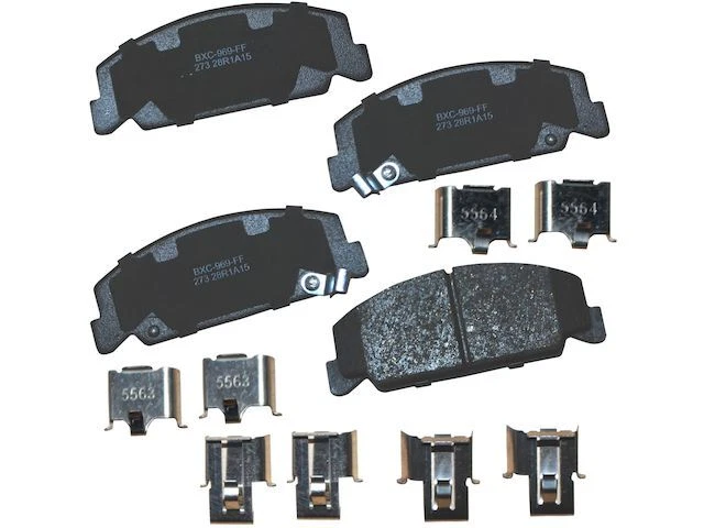 Front Brake Pad Set For 1984-1985 Honda Accord DD126DN - Image 1 of 1
