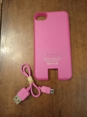 TZUMI Polymer Pocket Power Pack 1800mAh Portable Battery Bank Charger USB Pink  - Image 1 of 4