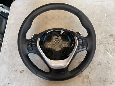 BMW 228I 428XI 335I F36 F30 X4 OEM FRONT SPORT LEATHER STEERIN.G WHEEL PADDEL - Image 1 of 4