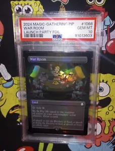 MTG Fallout War Room Borderless Foil Launch Party PSA 10 - Picture 1 of 1