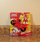 Hasbro Power Rangers Playskool Heroes Red Ranger Figure & Vehicle Bike NEW