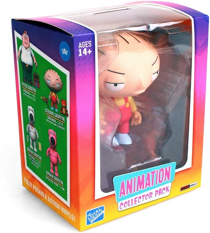Loyal Subjects Fox Animation Collector Pack Stewie Griffin Family Guy Figure NEW Cover