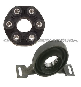 Drive Shaft Flex Disc Joint Guibo + Center Support Bearing for BMW E39 535i 98 - Picture 1 of 2