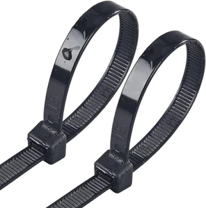 Corbatas largas con cremallera de 24 pulgadas de alta resistencia para uso en exteriores 50 piezas fuertes extra... - Imagen 1 de 12