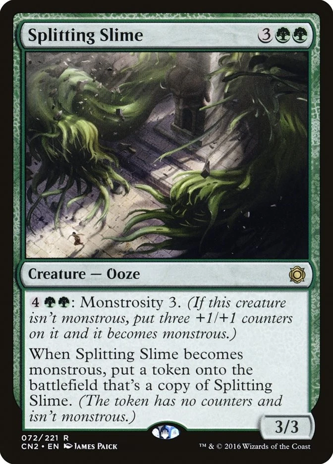 MTG Magic the Gathering Splitting Slime (72/234) Conspiracy Take the Crown LP - Image 1 of 1