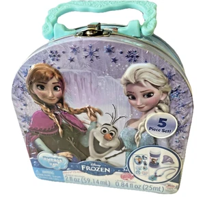 Disney Frozen Bubble Tin Imperial 5 Piece Set Kids Craft Anna Elsa Olaf - Picture 1 of 10