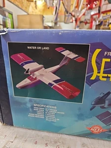 VINTAGE Ace Seamaster 40 Seaplane R/C Balsa Model Airplane Kit - Picture 1 of 13