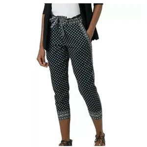 Isabel Marant Etoile UK8 FR36 Loli Bandana Print Drawstring Cotton Crop Trousers - Picture 1 of 7