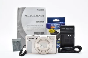 [ MINT ] Canon PowerShot SX620 HS White 20.2MP  25x Compact Digital Camera Japan - Picture 1 of 15