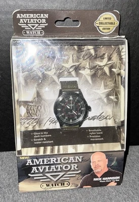 Reloj American Aviator Rick Harrison Hombre Cuarzo En Caja 2016 Peón Estrellas TV1 Foto 1 de 4