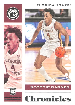 2021-22 Panini Chronicles Draft Picks - Scottie Barnes #7 (RC) Florida State - Image 1 of 2