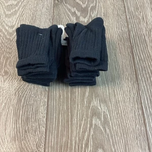 10 Pack Socks Toddler Black Crew NEW Padded Thick Ribbed - Picture 1 of 3