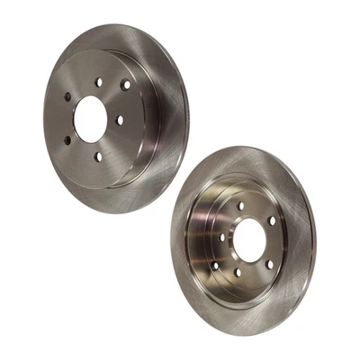 For Oldsmobile Silhouette 2002-2004 Brake Discs Rear | Pair | Cast Iron Natural - Image 1 of 4