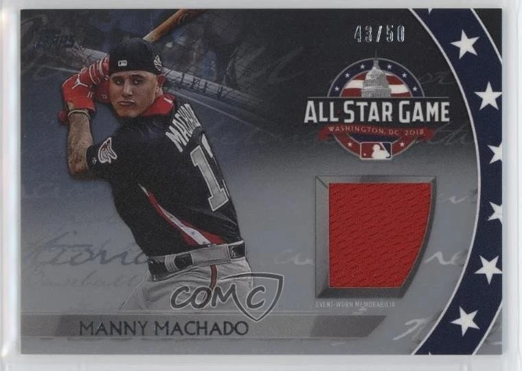 2018 Topps Update All-Star Stitches Manny Machado #AST-MA - Image 1 of 2