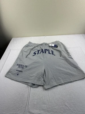 Мужские NFL x штапель серый Даллас ковбои винтажный стирка флисовые шорты 3XL новый с Ярлыками $80 - Изображение 1 из 4