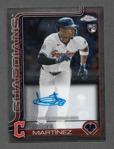 2025 Topps Chrome Baseball #RA-AMA Angel Martinez ROOKIE RC Autograph card AUTO - Picture 1 of 2