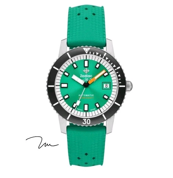 Reloj Automático Zodiac Super Sea Wolf Compresión Buzo RefZO9305 Hecho en Suiza Nuevo en Caja Foto 1 de 4