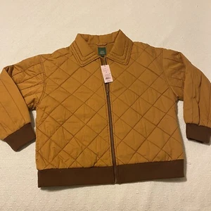 Wild Fable Women's Medium Oversized Woven Quilted Bomber Jacket Dessert Orange - Picture 1 of 13