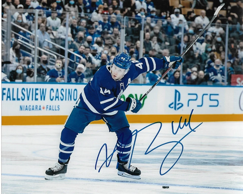 Morgan Rielly Signed 8x10 Photo Toronto Maple Leafs Autographed COA - Image 1 of 1