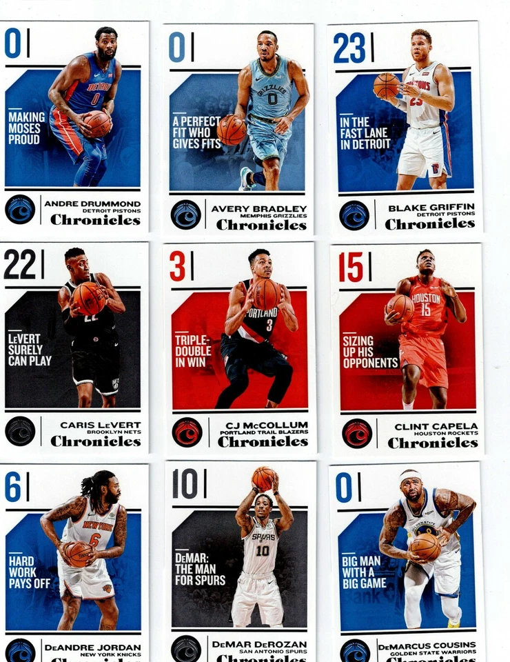 2018-19 CHRONICLES BASKETBALL  COMPLETE YOUR SET U PICK - Image 1 of 1