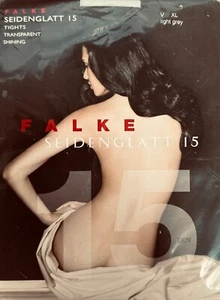 FALKE SEIDENGLATT 15 Tights Transparent Shining Size I S/M Light Grey - Bild 1 von 1