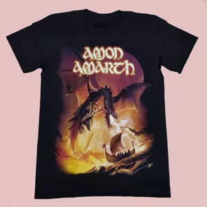 Amon Amarth - Dragon T-shirt All Size S-3XL Gift for fans - Picture 1 of 7