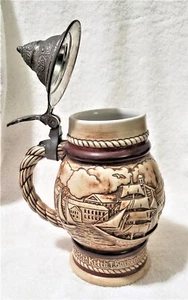 Vintage 1977 Avon Sammlerstück Bierstein Segeln Maritim Großschiffe - Bild 1 von 6