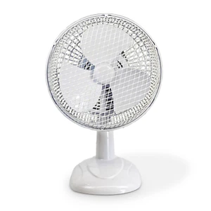VENTILADOR DE ESCRITORIO ELÉCTRICO OSCILANTE 12" 12 PULGADAS 3 VELOCIDADES PORTÁTIL SILENCIOSO OFICINA EN CASA - Imagen 1 de 5
