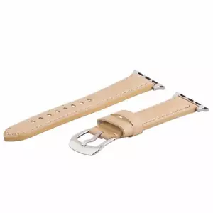 Clockwork Synergy Gentlemen's Collection Washed Camel SS for 38mm Apple Watch - Picture 1 of 1