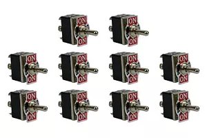 10 unidades 20A 125V interruptor de conmutación (ENCENDIDO)-APAGADO-(ENCENDIDO) DPDT 6 terminales momentáneos 2 LADOS - Imagen 1 de 4