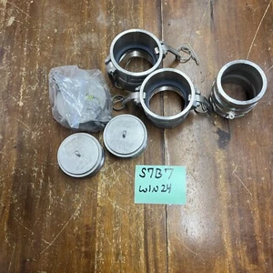 Sealfast D300 Dp300 3” Aluminum & Stainless Steel Camlok Coupling Lot Of 6 - Picture 1 of 3
