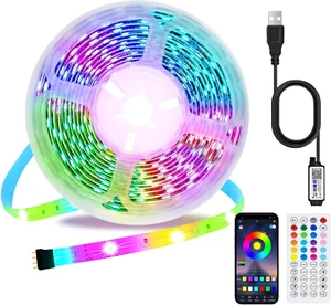 TV LED Lights, 5M USB TV Backlights Lighting for 55-70 Inch TV with Remote an... - Picture 1 of 12