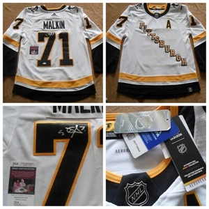 Evgeni Malkin Signed Pittsburgh Penguins Jersey Authentic adidas Jersey JSA COA - Picture 1 of 9
