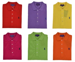 Women's Ralph Lauren Purple Label Pony Logo Polo Shirt New $350 - Picture 1 of 13