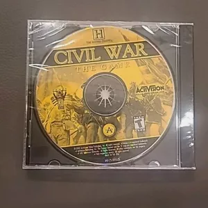 History Channel Civil War The Game ( PC, 2002) Windows XP, ME,98 Replacement New - Picture 1 of 6