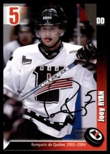 2003-04 Quebec Remparts QMJHL AUTO JOEY RYAN