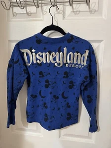 Disneyland Spirit Jersey Kids Size Medium Mickey Mouse Blue - Picture 1 of 5