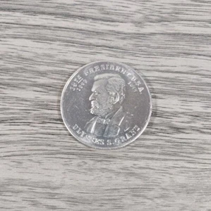 Vintage 18. Präsident Ulysses S Grant Münze Treffen Sie die Präsidenten Selchow Righter - Bild 1 von 2