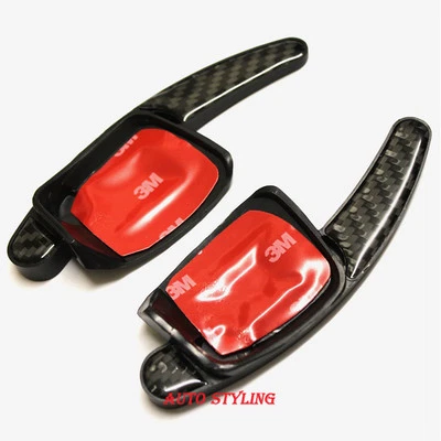 Extensiones de cambio de paleta de fibra de carbono para dirección Skoda Superb P2cf - Imagen 1 de 4