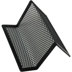 Business Card Holder Office Desk Metal Wire Mesh Display Phone Stand Black - Picture 1 of 4