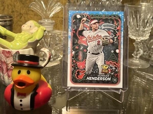 2024 Topps Holiday  Image Variation Santa Hat Gunnar Henderson Orioles #H150 - Picture 1 of 2