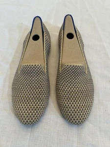 Zapatos sin cordones Rothy's The Mocasín para mujer talla US 9,5 dorado estampado de joyas raros - Imagen 1 de 6