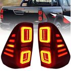 Pair Full LED Tail Lights Assembly for Toyota Hilux/VIGO/REVO/CONQUEST 2015-2022