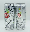 Used  2 Empty Fido Dido 7 Up Free  325 Ml. Cans(No Water) From Thailand